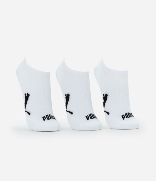 Kit 03 Pares de Medias Deportivas con Caña Invisible Puma 2