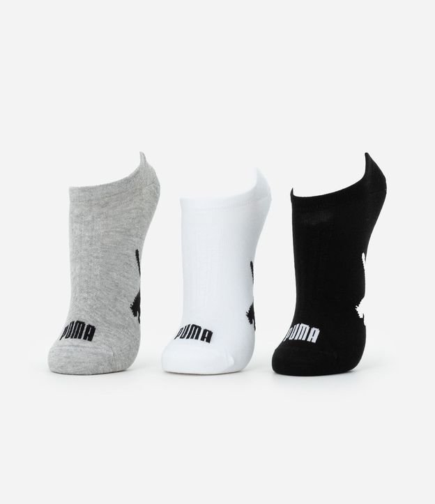 Kit 03 Pares de Medias Deportivas con Caña Invisible Puma
