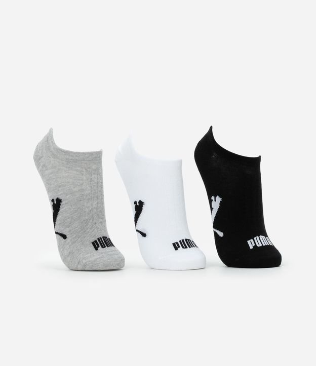 Kit 03 Pares de Medias Deportivas con Caña Invisible Puma 2