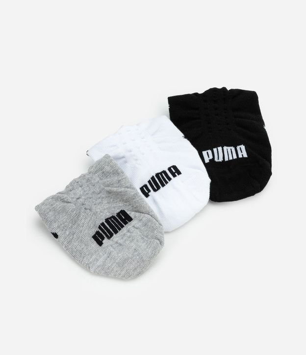 Kit 03 Pares de Medias Deportivas con Caña Invisible Puma 4