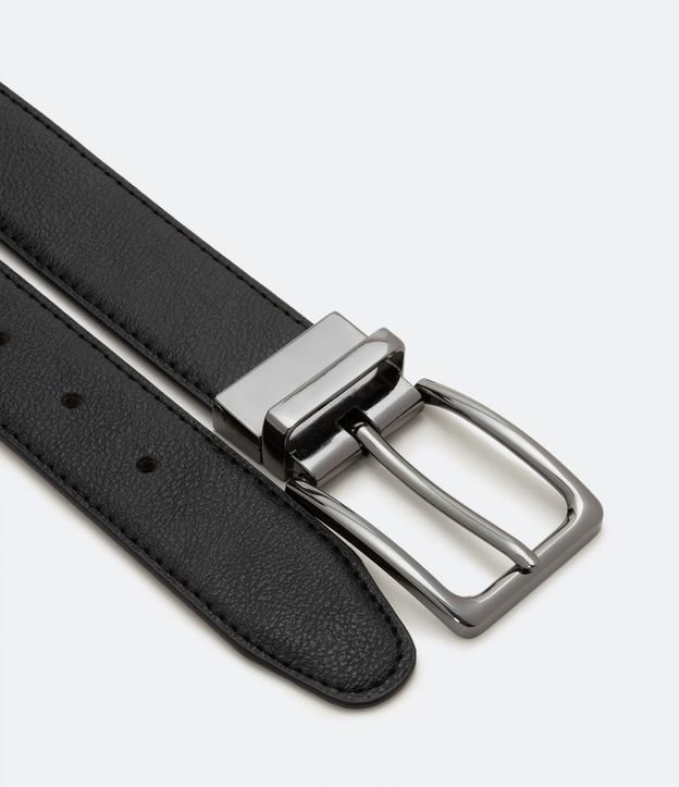 Cinturón Social Básico Reversible con Hebilla Cuadrada 3