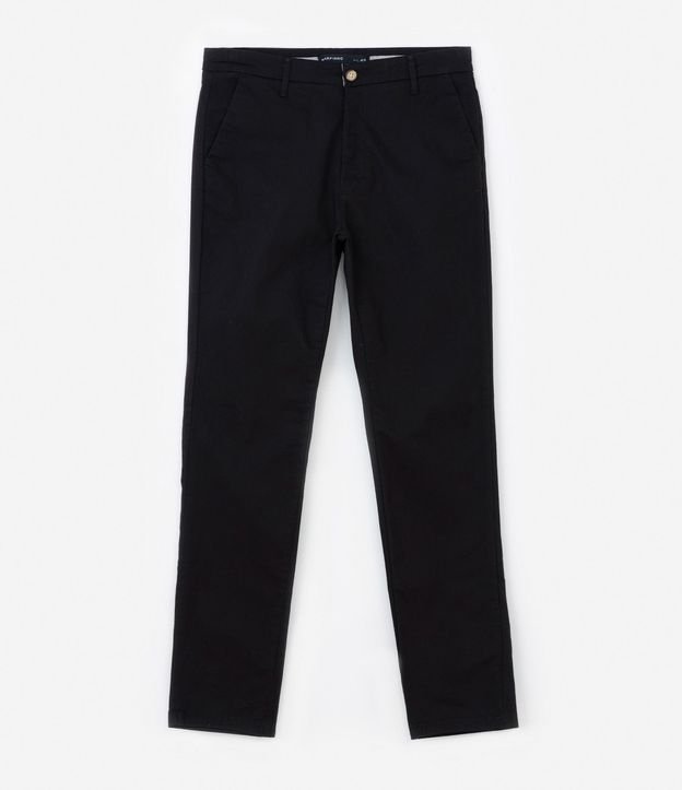 Pantalón Slim en Sarga con Elastano 5