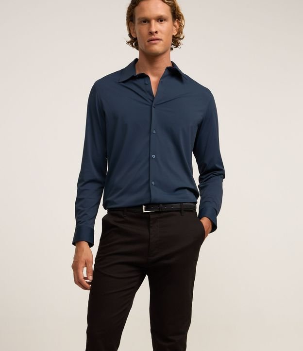 Pantalón Slim en Sarga con Elastano 3