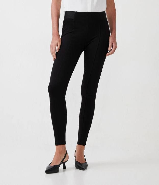 Pantalón Legging en Ponto Roma con Elastico Lateral 2