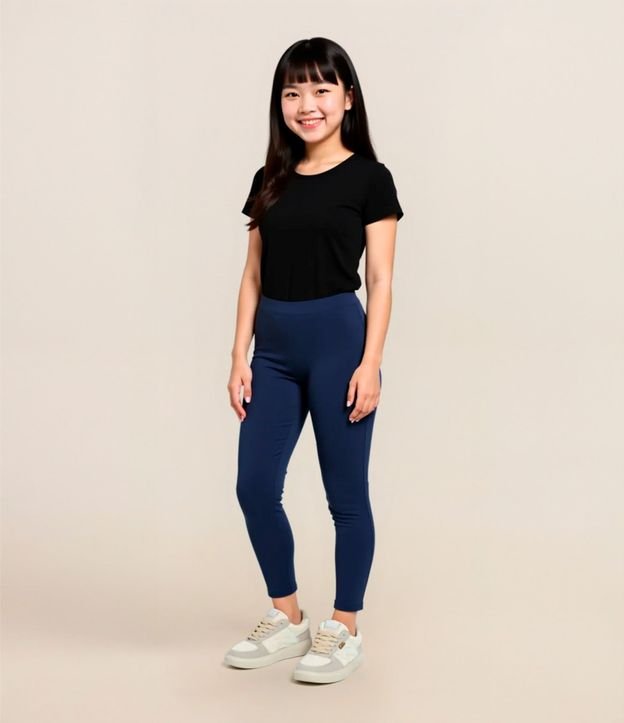 Pantalón Legging Infantil Cotton - Talle 5 a 14 años