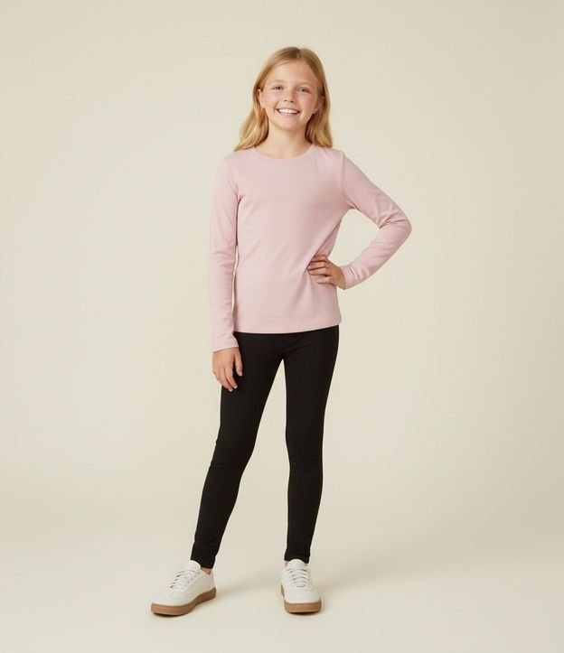 Pantalón Legging Infantil Cotton - Talle 5 a 14 años