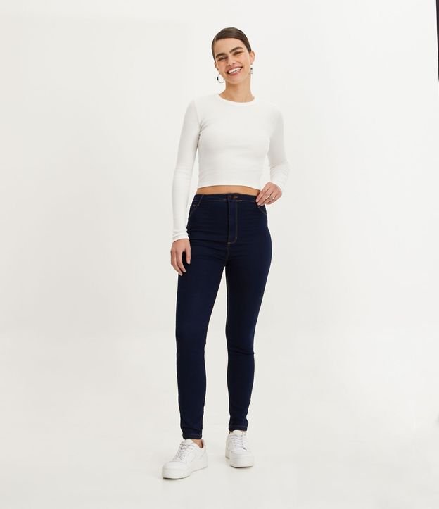 Pantalón Skinny Jeans Cintura Alta