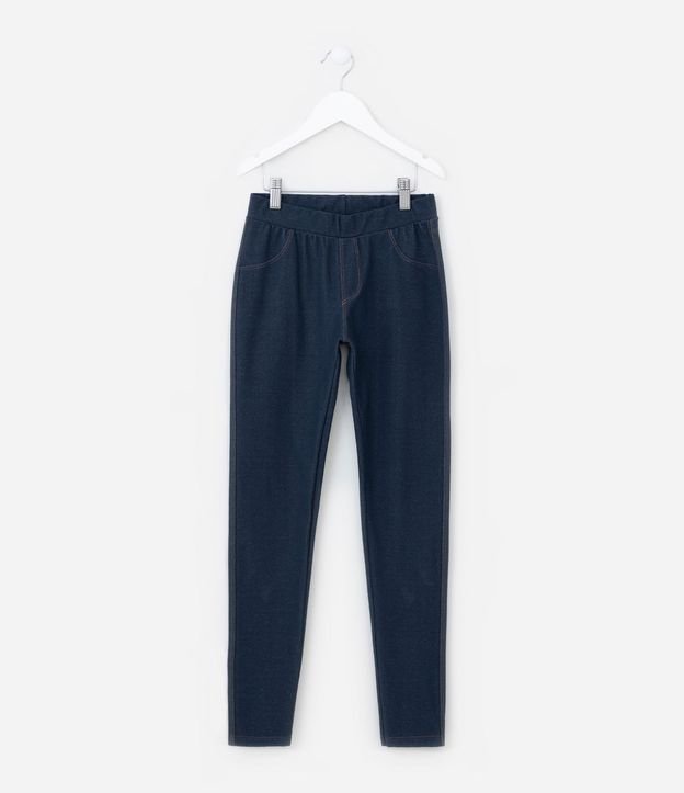 Pantalón Jegging Infantil con Bolsillos - Talle 5 a 14 años 4