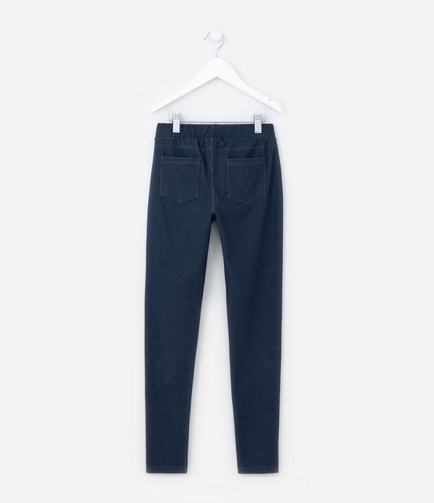 Pantalón Jegging Infantil con Bolsillos - Talle 5 a 14 años 6