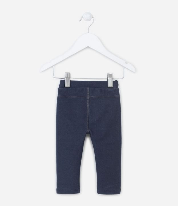 Pantalón Legging Infantil Imitando Jeans - Talle 0 a 18 meses 4