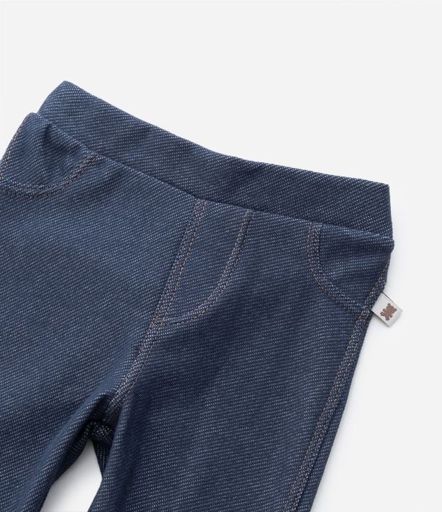 Pantalón Legging Infantil Imitando Jeans - Talle 0 a 18 meses 9