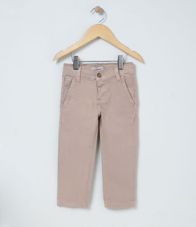 Pantalón Slim Infantil en Sarga - Talle 1 a 4 años