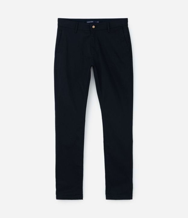 Pantalón Slim Básico en Sarga con Bolsillos 3