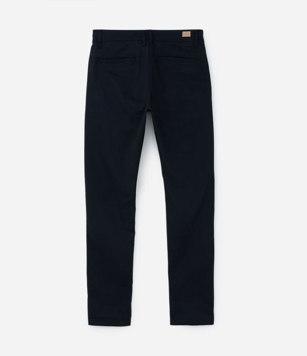 Pantalón Slim Básico en Sarga con Bolsillos 4