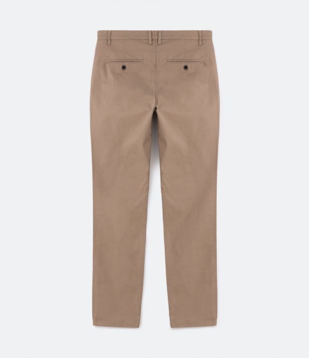 Pantalón Slim Fit en Sarga 5