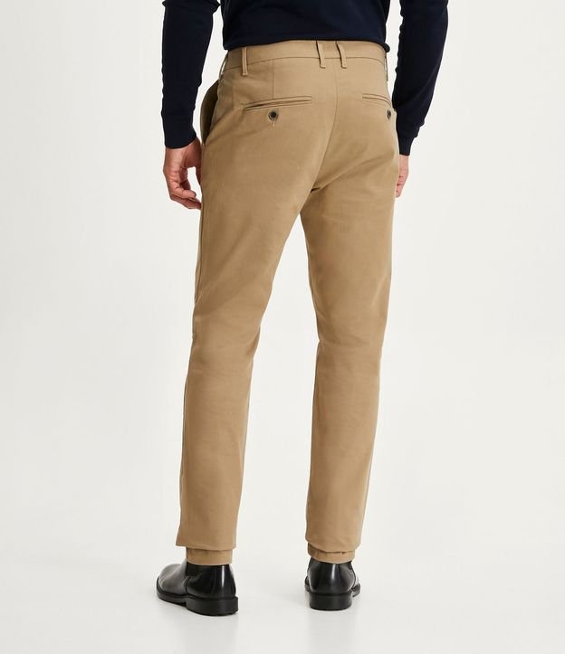 Pantalón Slim Fit en Sarga 2