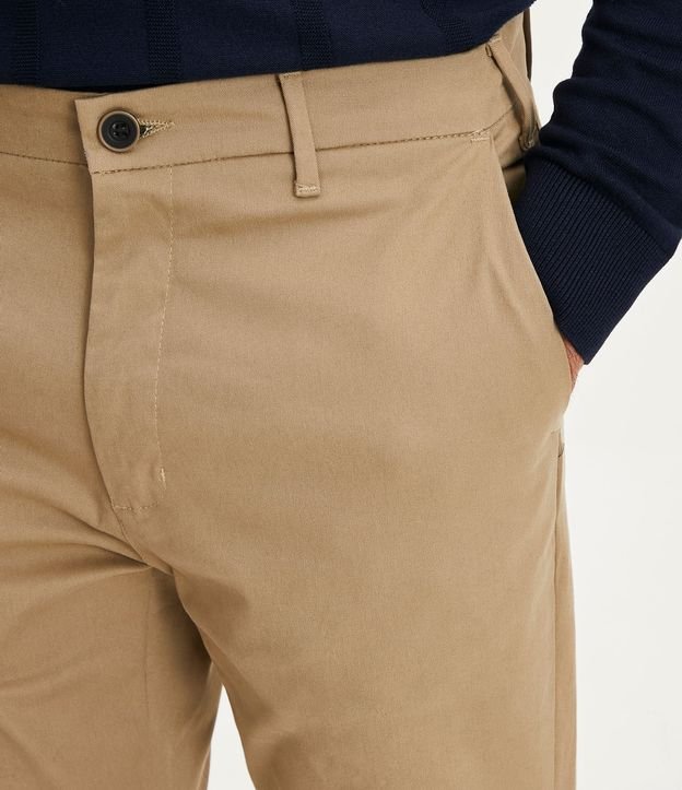 Pantalón Slim Fit en Sarga 3