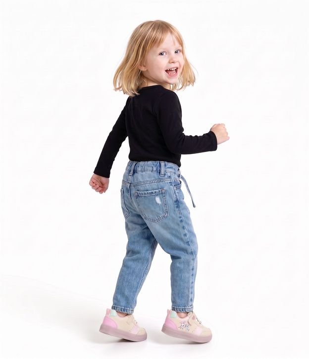 Blusa Infantil Básica en Cotton - Talle 1 a 5 años