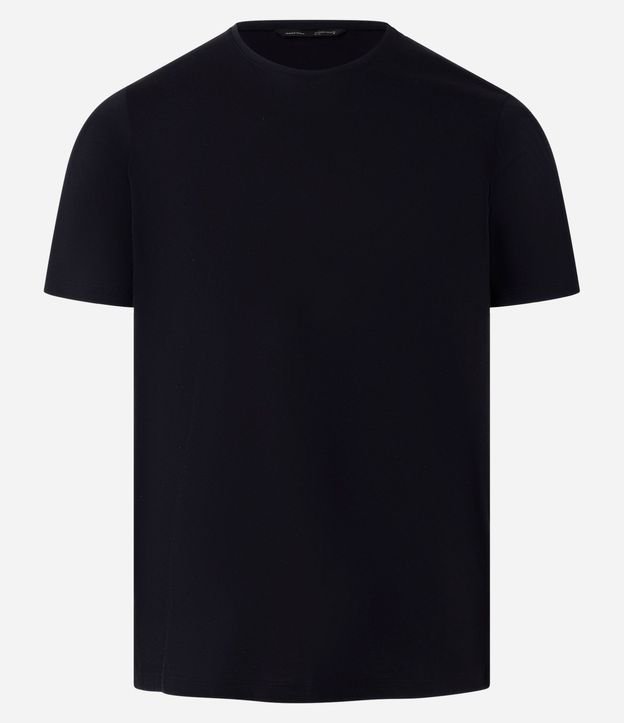 Remera Slim Básica en Algodón Peruano con Cuello Redondo 6