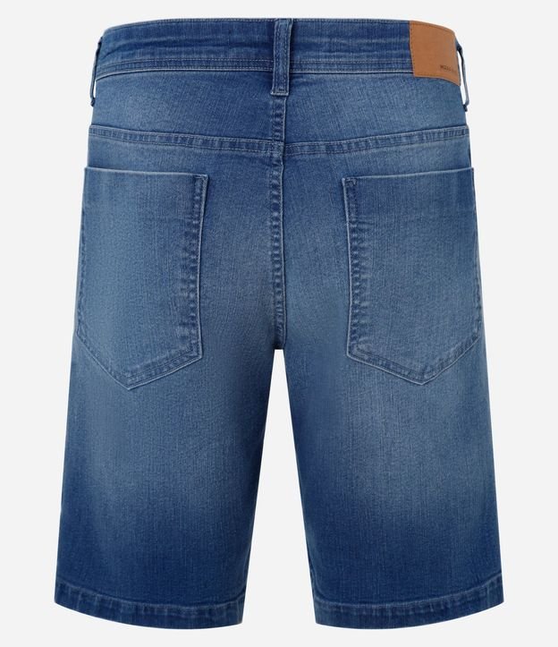 Bermuda Slim en Jean con Dobladillos y en Color Gastado 8