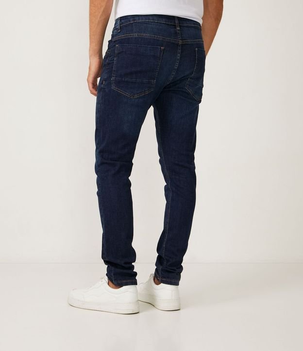 Pantalón Skinny Básica Jeans con Bolsillos 3