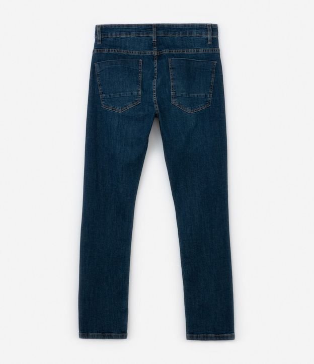 Pantalón Skinny Básica Jeans con Bolsillos 5