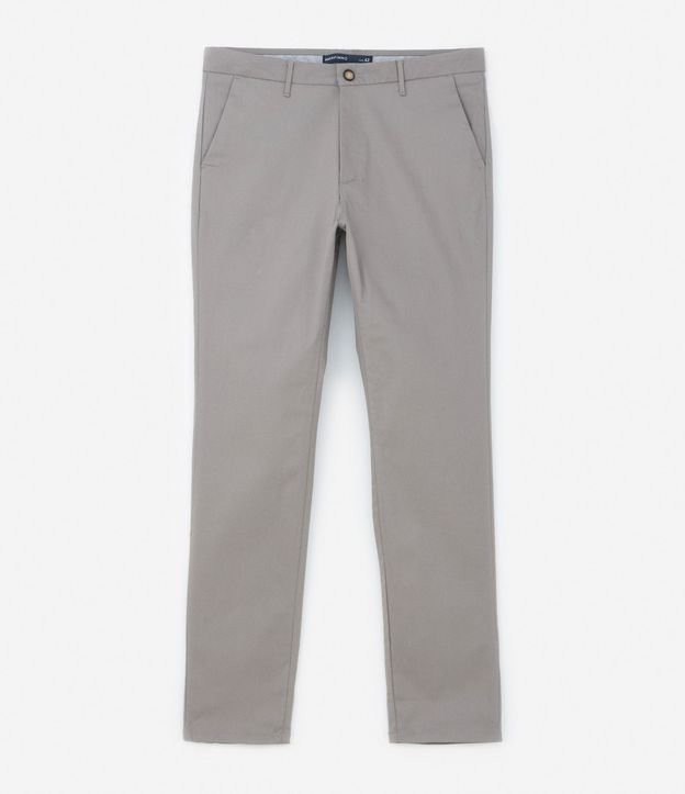 Pantalón Slim Básica en Sarga con Elastano 6