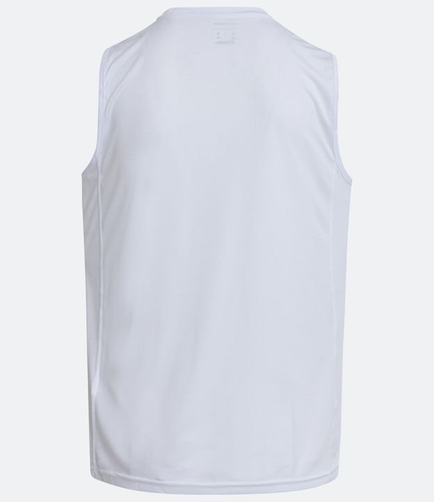 Musculosa Regular Básica Deportiva con Recortes y Lettering 5