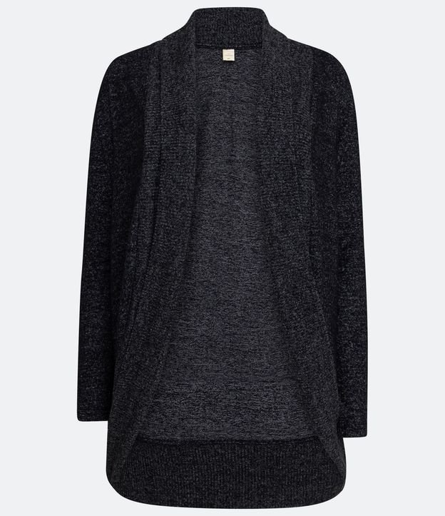 Cardigan Básico en Viscosa con Abertura Total 6