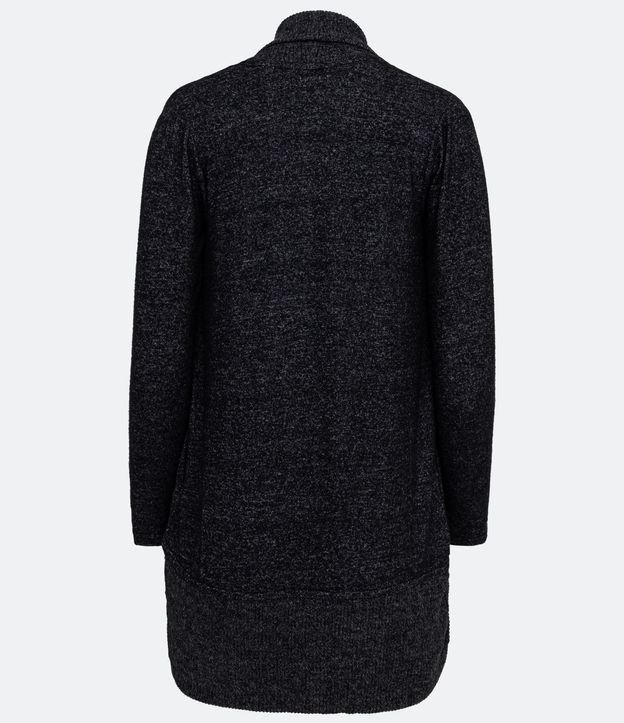 Cardigan Básico en Viscosa con Abertura Total 6