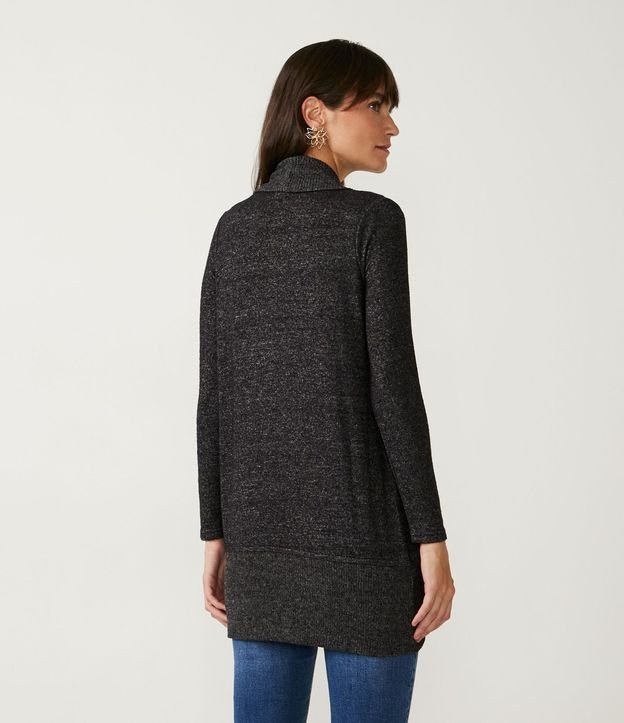 Cardigan Básico en Viscosa con Abertura Total 3