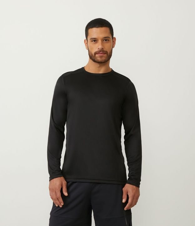 Remera Básica Deportiva con Manga Larga