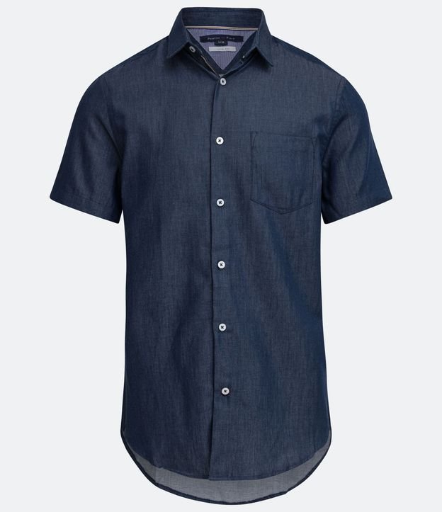 Camisa Social Slim Fit Manga Corta 6