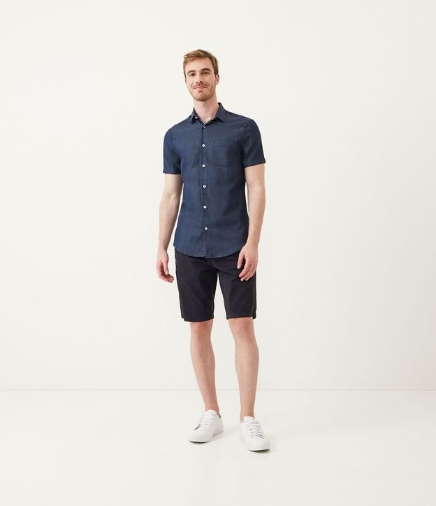 Camisa Social Slim Fit Manga Corta 2
