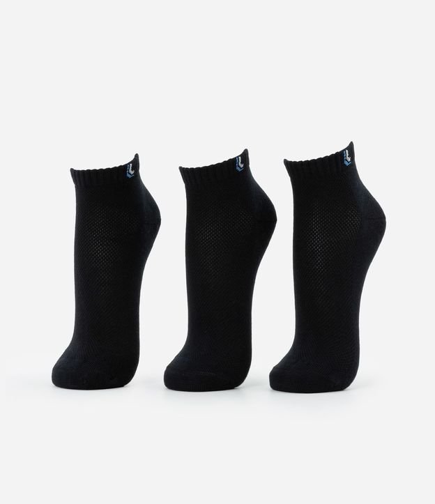 Kit 03 Pares de Medias Deportivas Caña Corta Lupo
