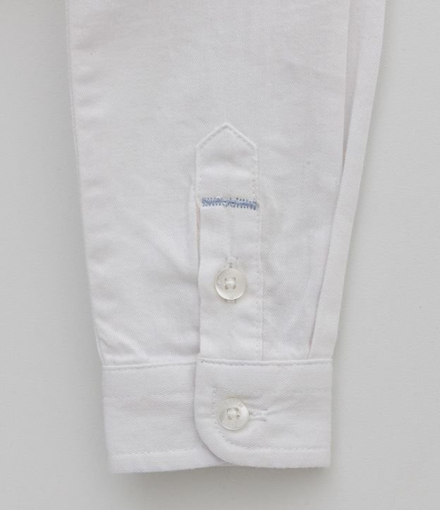 Camisa Manga Larga con Botónes Básica - Talle 1 a 4 años 4