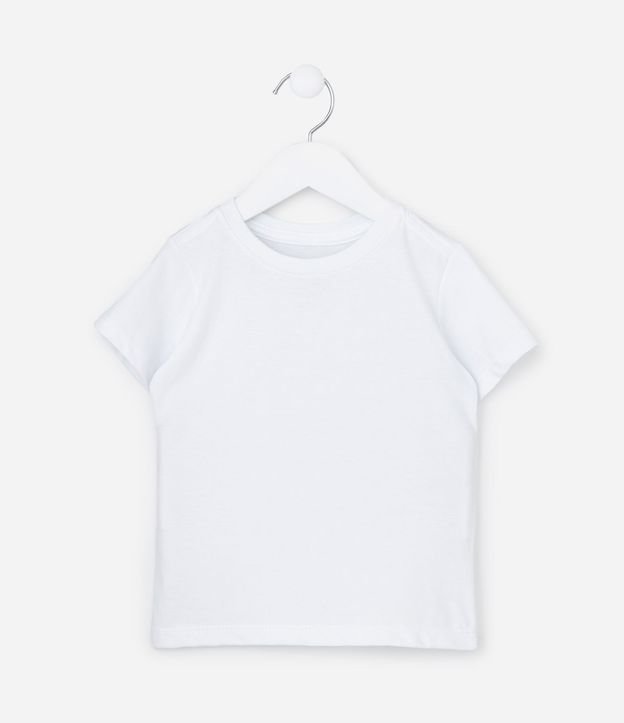 Remera Infantil Básica con Etiqueta Bordada - Talle 1 a 5 años 5