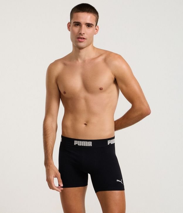 Calzoncillo Boxer en Microfibra con Cintura Elástica Puma