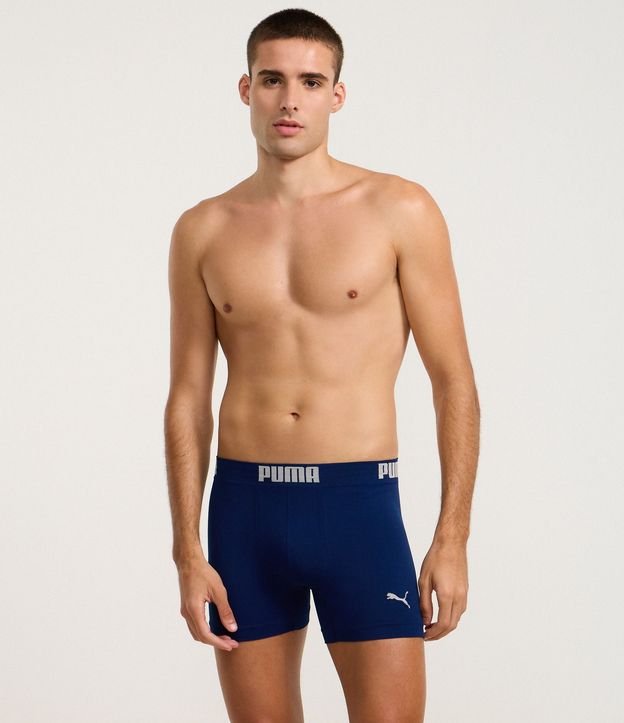 Calzoncillo Boxer en Microfibra con Cintura Elástica Puma