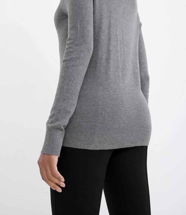 Cardigan de Punto Escote V y Cierre en Botones 4