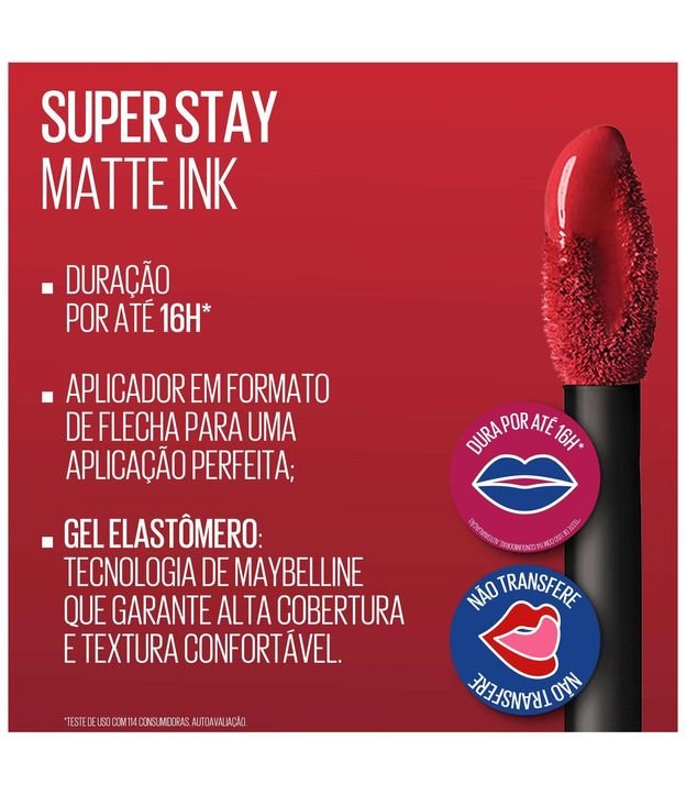 Lápiz Labial Liquido Maybelline Matte INK 2