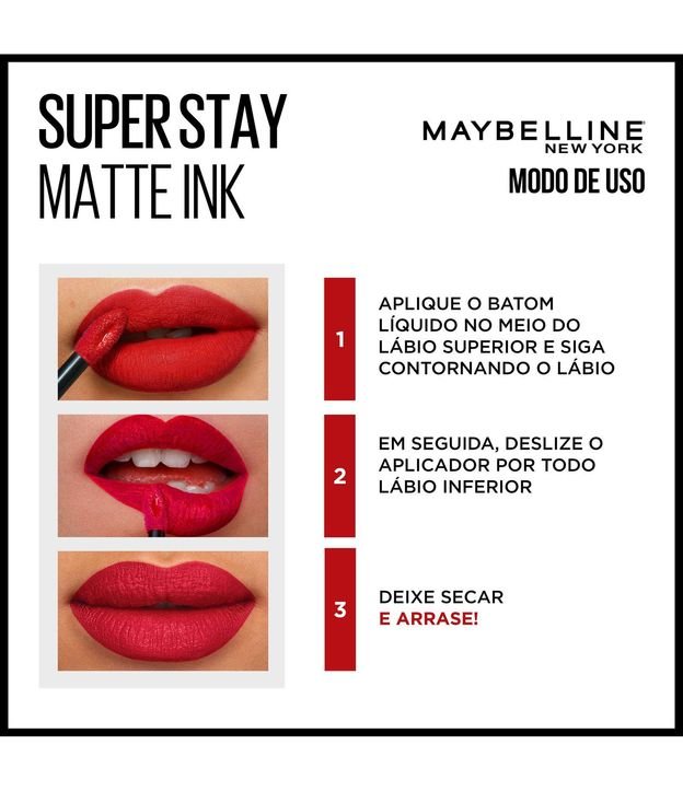 Lápiz Labial Liquido Maybelline Matte INK 4