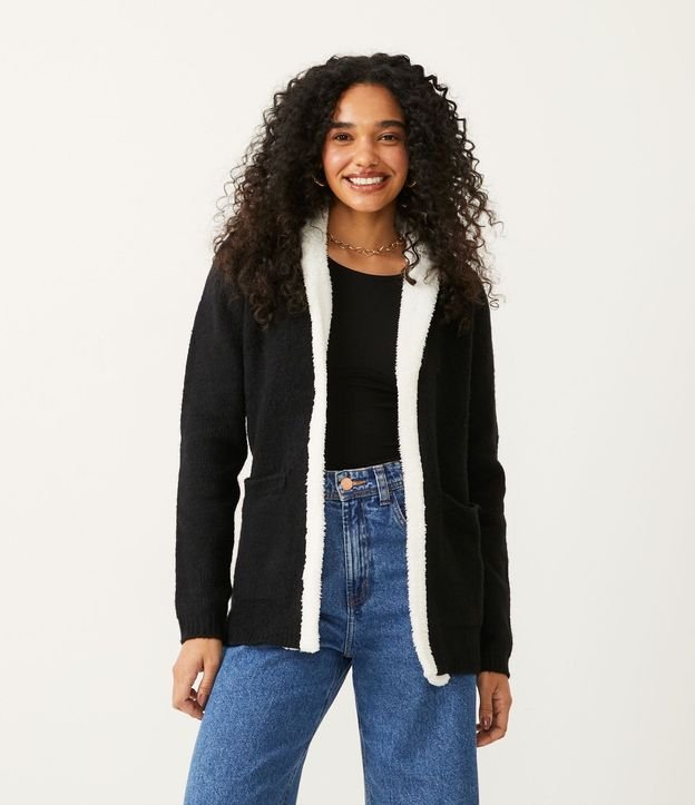 Chaqueta con Pelos Sintético