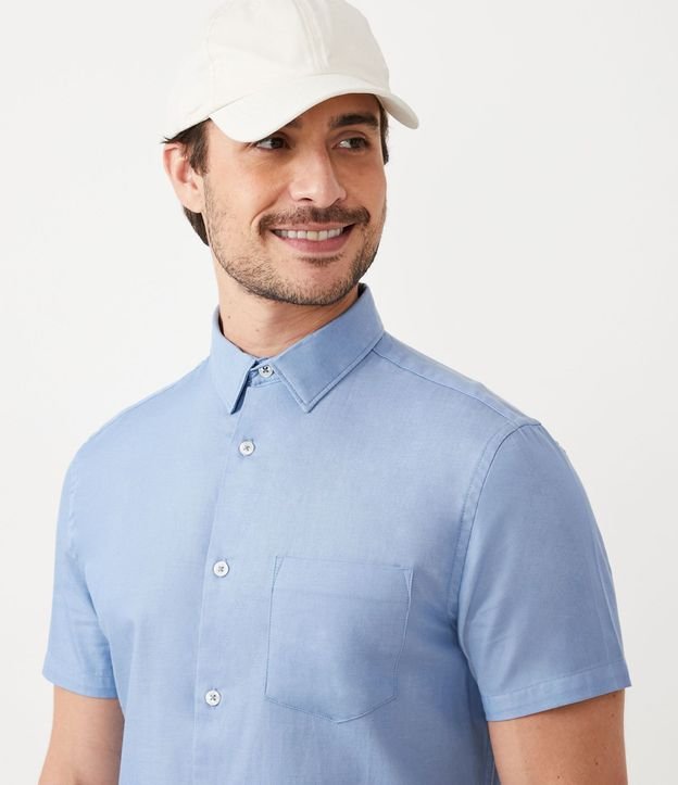 Camisa Social Slim Fit Manga Corta 3