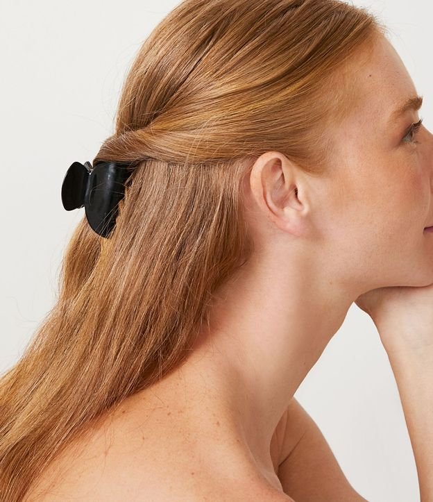Pinza para el Pelo Rectangular sin Estampa