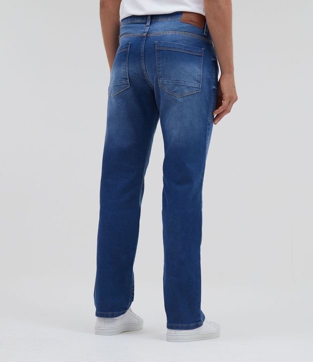 Pantalón Recto Liso en Jean 2