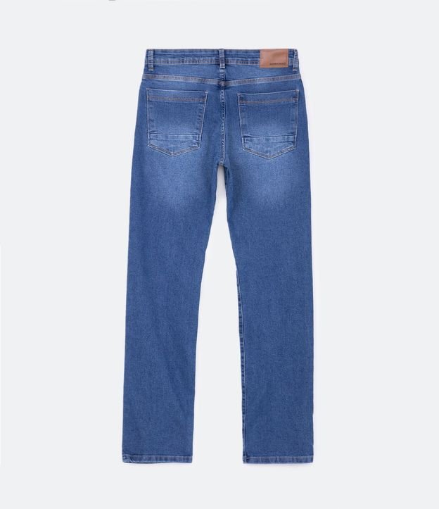 Pantalón Recto Liso en Jean 9