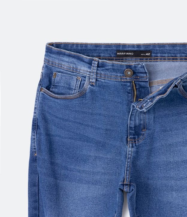 Pantalón Recto Liso en Jean 11