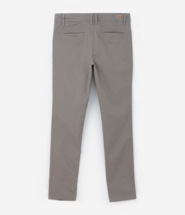 Pantalón Slim Básico en Sarga con Bolsillos 8