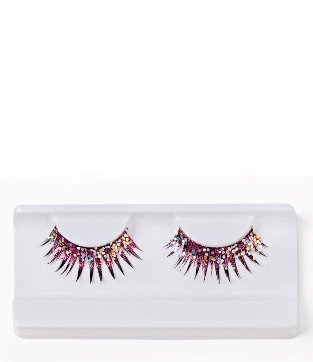Pestañas Postizas con Glitter Rosa  Alchemia